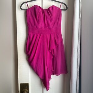 Guess Fuchsia Strapless Dress